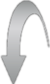 arrow circling anti-clockwise indicating the shaft direction of rotation